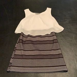 Black & White girls dress